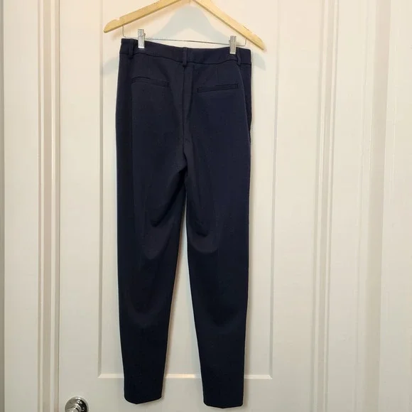 NWT Nic+Zoe Wonderstretch‎ Straight Leg Pant Dark Indigo Navy Size 6 Career $128 - Picture 14 of 15